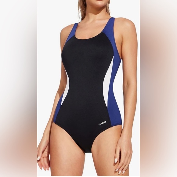 Ewedoos One Piece Athletic Swimsuit XL - Picture 1 of 13